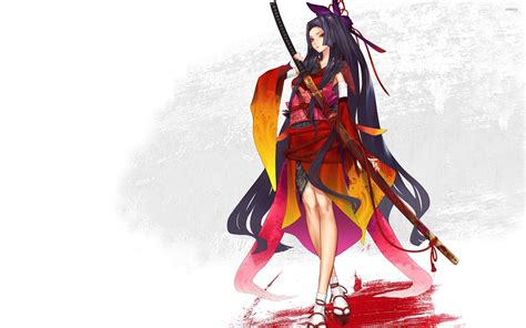 Samurai Girl Wallpapers Wallpaper Cave