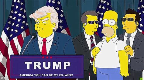 simpsons predicted donald trump presidency  episode   daily mail