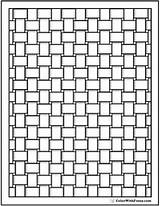 Coloring Pages Pattern Basket Adults Printable Weave Adult Kids Colouring Print Colorwithfuzzy Fuzzy Digital Cool Geometric Designs Pdf Printables Templates sketch template