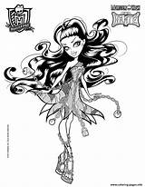 Monster High Coloring Pages Spectra Printable Haunted Girls Vondergeist York Nile Printables Dolls Coloriage Cleo Boo Hellokids Print Toy Color sketch template