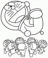 Coloring Doraemon Kids Sheets Boys Cartoon sketch template