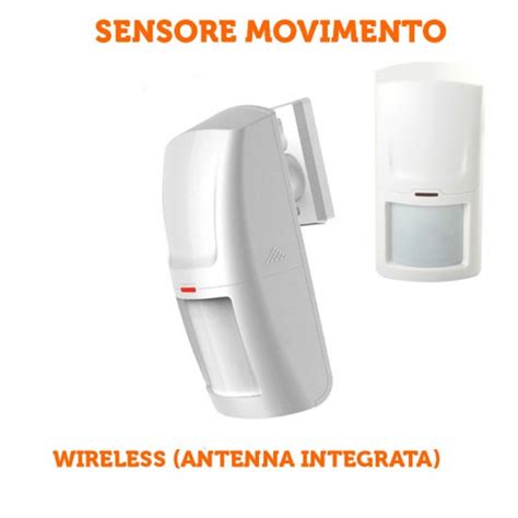 buy sensore  movimento pir volumetrico wireless allarme  allarme gsm macromediatech