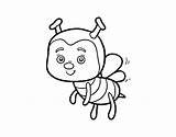 Bee Coloring Pages Coloringcrew Insects sketch template