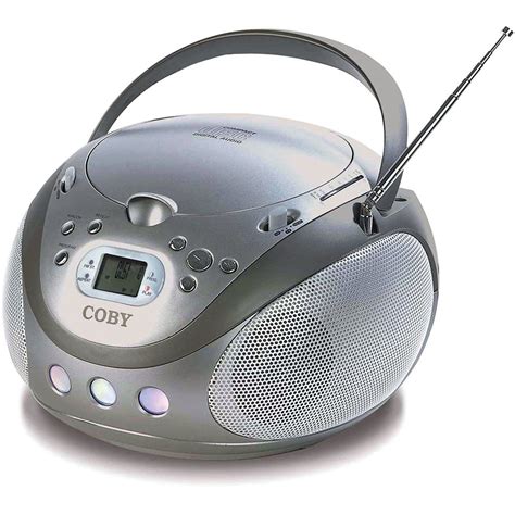 coby mp cd portable stereo mpcd player  amfm mpcd