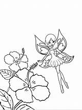 Feen Malvorlage Feeen Fairies Bloem Kleurplaten Stimmen sketch template