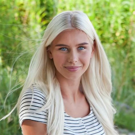 Amalie Snøløs In 2022 Light Blonde Hair Beautiful Blonde Hair Light
