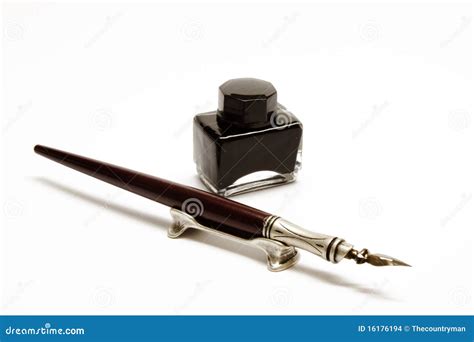 ink   stock photo image  quill contract subscribe