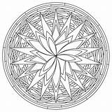 Coloring Pages Geometric Mandala sketch template