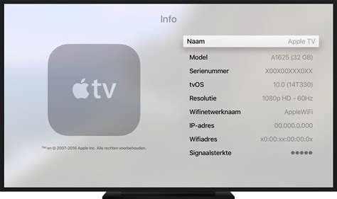 het serienummer van de apple tv vinden apple support
