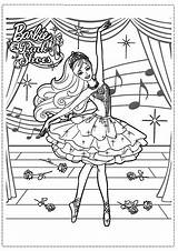 Barbie Coloring Pages Ballerina Shoes Pink Choose Board Books sketch template