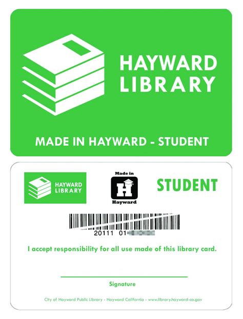 library card sample master  template document
