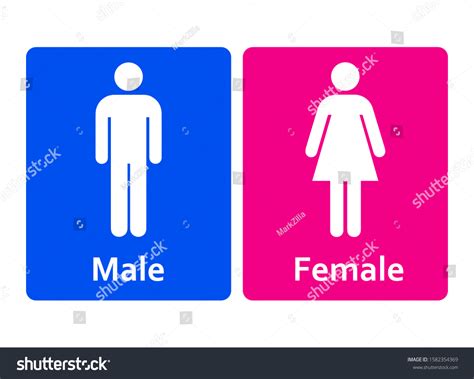 toilet icon sign symbol male female vector de stock libre de regalias