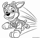 Mighty Patrouille Pups Coloriage Sheets Ausmalbilder Everest Coloringhome Skye Marshall Jecolorie sketch template