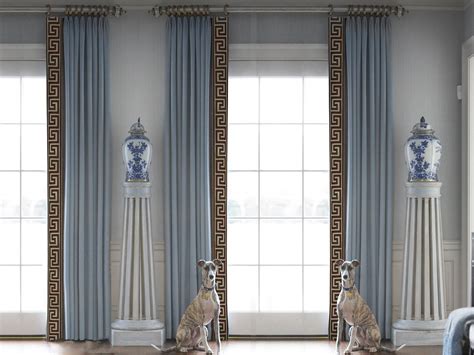 pair  custom blue velvet curtains customizable extra long etsy