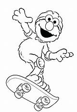 Elmo Sheets Procoloring Skateboard Odysseus Ausmalbilder Getdrawings Kidsdrawing Kostenlos sketch template