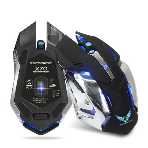 gaming mouse   led backlit ghz wireless usb rechargeable optical