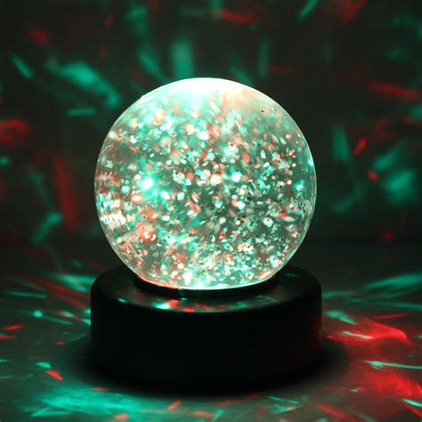 light  colour change glitter ball