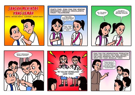 Pelajar Contoh Gambar Komik Pendidikan Yang Mudah Digambar Berbagai Riset