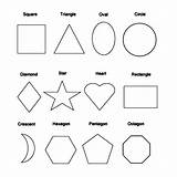 Coloring Shapes Pages sketch template