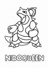 Nidoqueen Colorier Cyndaquil Venenoso Ligne Pokémon sketch template
