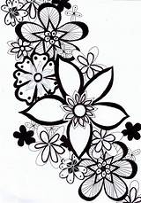 Doodle Doodles Drawings Drawing Very Flowers Cute Doodling Quick Flower Draw Coloring Pages Colouring Zentangle Done Today Zen Garden Visit sketch template