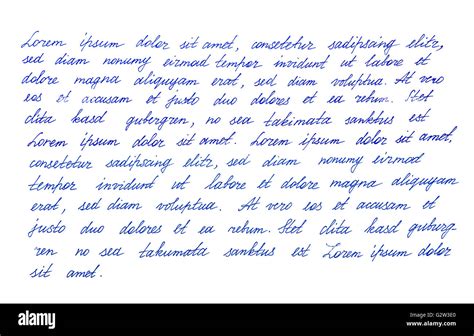 kalligraphische handgeschriebenen  lateinischer text lorem ipsum