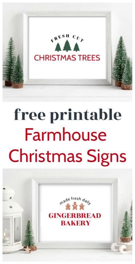 printable farmhouse christmas signs christmas wall art