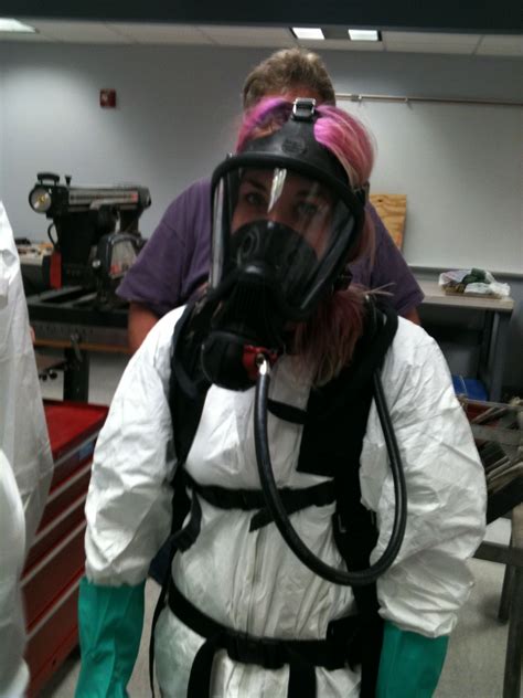 pin  cody shaw  hazmat gas mask girl gas mask mask girl