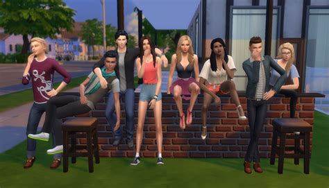 love  friend group  current teen sim  rthesims