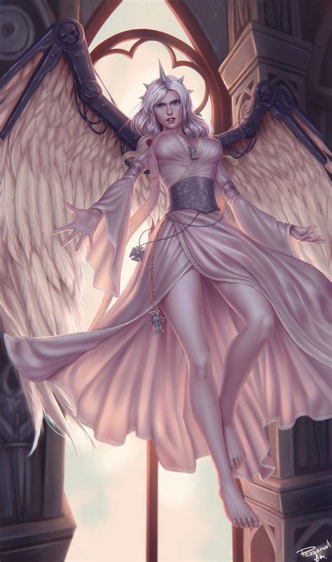 Beautiful Angel Girl Inquisitor Zayel Warhammer 02