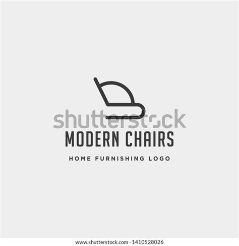 furniture logo design vector icon illustration stock vector royalty   shutterstock