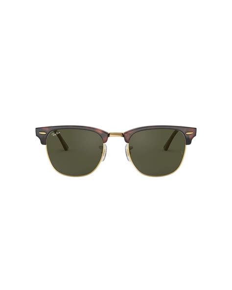 ray ban unisex s rayban clubmaster sunglasses tortoise frame with gold