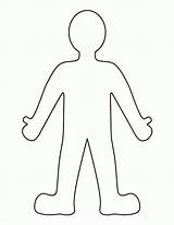 Coloring Outline Person Template Pages Printable Stencils Body Clip Clipart Paper Color Templates Doll Stencil Do Character Popular Personal Library sketch template