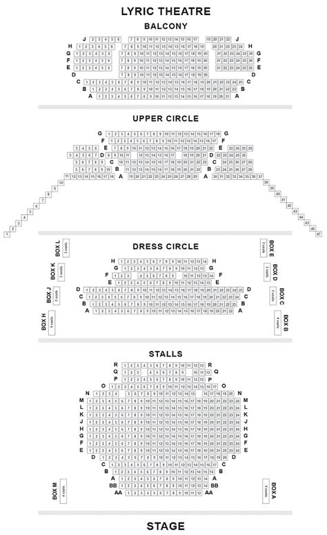lyric theatre london seating plan  shows booking