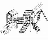 Jungle Gym Drawing Rustic Gyms Paintingvalley Structures Concepts sketch template