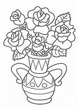 Vase Coloring Pages Print Coloringtop sketch template