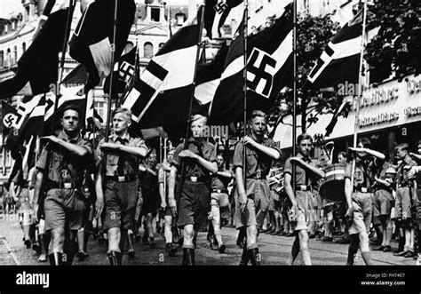 Parade Hitler Youth German Nazi Propaganda Photography 52704 Hot Sex
