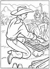 Coloring Pages John Wayne Western Kids Adult Uploaded sketch template