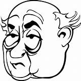 Man Old Face Clipart Bald Drawing Clip Vectors Library Eyes Getdrawings Cliparts Silhouette Transparent Domain Public Svg Clipartmag Webstockreview sketch template