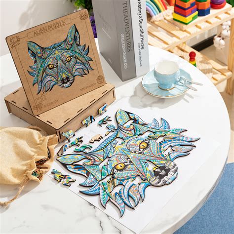 wooden jigsaw puzzles  adults unique animal shaped wooden etsy