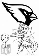 Cardinals Coloring Pages Arizona Az Nfl Stl Logo Template Getdrawings Printable Getcolorings sketch template