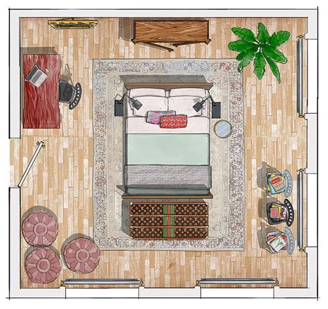 design layout  bedroom rendering mydomaine  art  images