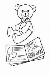Coloring Toys Pages Toy Kids Book Bear Printable Bestcoloringpagesforkids Toddler Choose Board Comments sketch template
