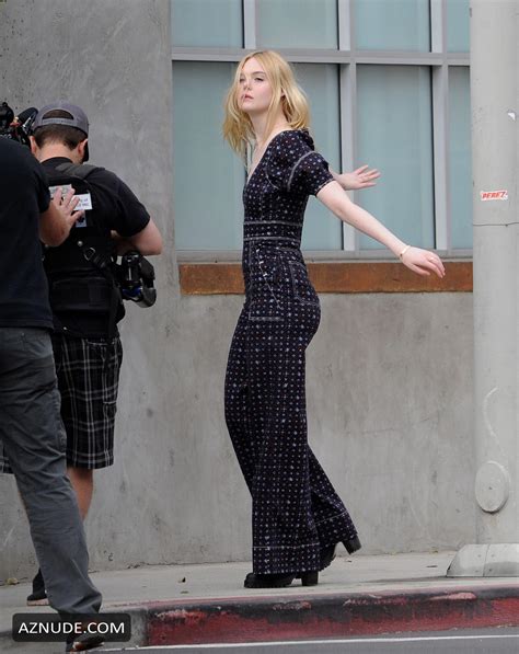 elle fanning sexy seen filming a music video for teen spirit in los angeles 21 03 2019 aznude