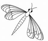 Dragonfly Coloring Pages Clipart Dragon Dragonflies Fly Printable Vector Cartoon Line Clip Drawing Kids Cliparts Color Print Cute Drawings Butterfly sketch template