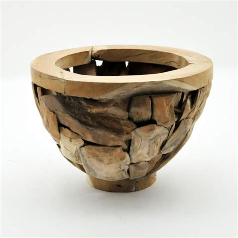 wooden pot home accessoires