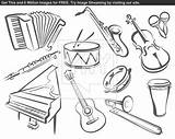Instruments sketch template