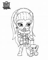 Monster Coloring High Pages sketch template