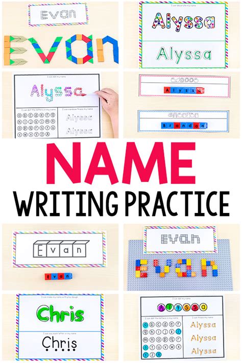 worksheets  writing names  editable  tracing printable