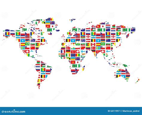 world map  flags royalty  stock photography image